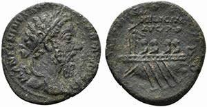 Marcus Aurelius (161-180). Æ As (24mm, ... 
