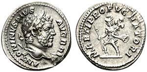 Caracalla (198-217). AR Denarius (16mm, ... 