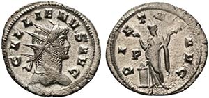 Gallienus (253-268). Antoninianus (23mm, ... 