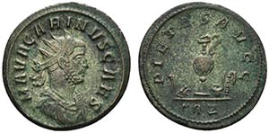 Carinus (Caesar, 282-283). Radiate (21mm, ... 