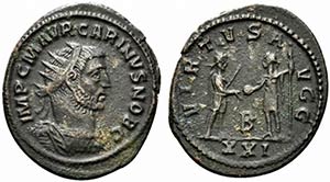Carinus (Caesar, 282-283). Radiate (21mm, ... 