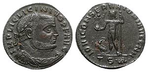 Licinius I (308-324). Æ Follis (24mm, ... 