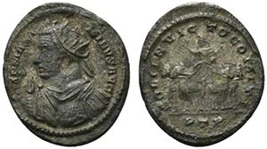 Maximinus II (310-313). Argenteus (20mm, ... 