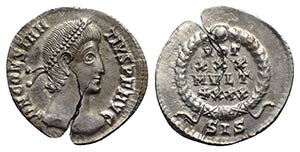 Constantius II (337-361). AR Siliqua (21mm, ... 