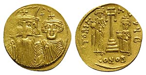 Constans II (641-668). AV Solidus (20mm, ... 