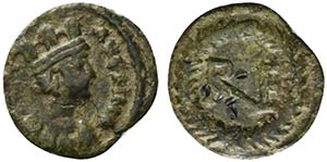 Ostrogoths, Theoderic (493-526). Æ 10 Nummi ... 