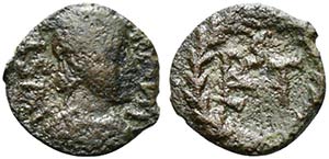Ostrogoths, Athalaric (526-534). Æ Nummus ... 