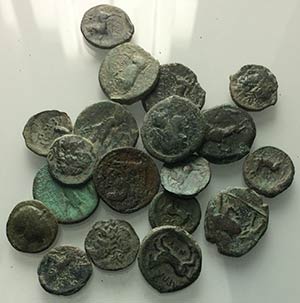 Magna Graecia, lot of 19 Æ coins, to be ... 