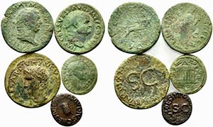 Lot of 5 Roman Imperial Æ coins, to be ... 