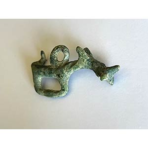 Celtic bronze pendant in the shape ... 