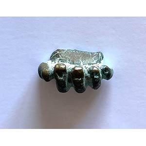 Roman bronze hand, part of a little and very ... 