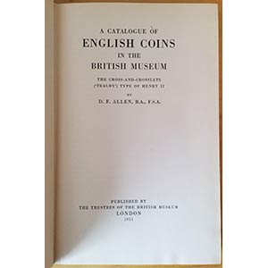Allen D.F., English Coins in the British ... 