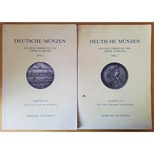 Bank Leu, Auktion 46 and 47. Deutsche Munzen ... 