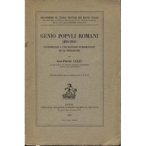 CALLU J. P. -  Genio Populi Romani  295 - ... 