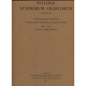 SYLLOGE  NUMM. GRAECORUM. Vol. IV. ... 