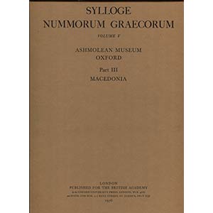 SYLLOGE  NUMM. GRAECORUM. Vol. V. Ashmolean ... 