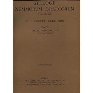 SYLLOGE  NUMM. GRAECORUM.  Vol. III. The ... 