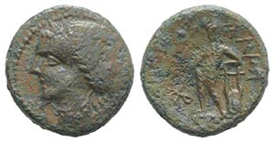 Sicily, Alaisa Archonidea, c. 95-44 BC. Æ ... 