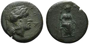 Sicily, Athl-, c. 344-339 BC. Æ (14mm, ... 
