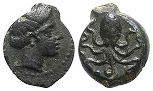 Sicily, Eryx, c. 330-260 BC. Æ (12mm, ... 