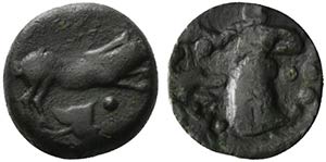 Sicily, Himera as Ila, c. 408-407 BC. Æ ... 