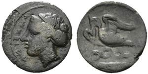 Sicily, Kamarina, c. 410-405 BC. AR Litra ... 
