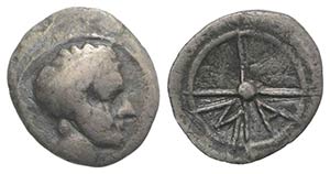 Gaul, Massalia, c. 218/5-200 BC. AR Hemiobol ... 