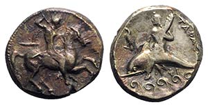 Southern Apulia, Tarentum, c. 290-281 BC. AR ... 