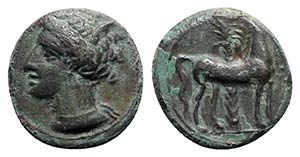 Carthage, c. 400-350 BC. Æ (16mm, 2.98g, ... 