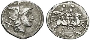 Gryphon series, Rome, 169-158 BC. AR ... 