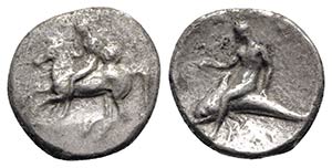 Southern Apulia, Tarentum, c. 302-280 BC. AR ... 