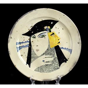 ROMA, 1928Plate decorated with a mask d. 29 ... 