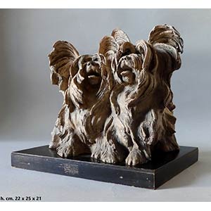 GUIDO CACCIAPUOTI (1892-1953)Dogs ... 