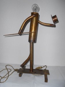 LampMan representation Brass, h 66 ... 