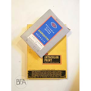 lot of two plain film boxes. One Tensi from ... 