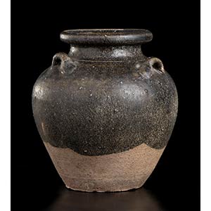 A GLAZED CERAMIC JARCina, Tang dynasty ... 