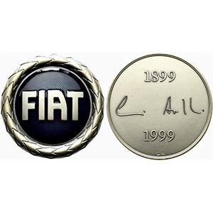 FIAT. Medaglia del centenario 1899 - 1999 AG ... 