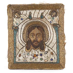 Veneto-Cretan icon of the Face of Christ- ... 
