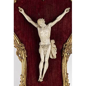 French ivory crucifix - 19th ... 