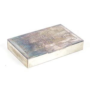 800/1000 silver box - Italy, 20th ... 