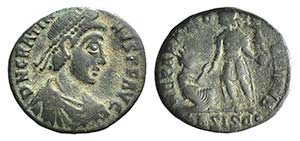 Gratian (367-383). Æ (22mm, 4.78g, 6h). ... 