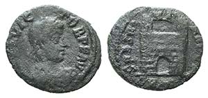 Flavius Victor (387-388). Æ (13mm, 1.10g, ... 