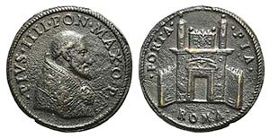 Papal, Pio IV (1559-1565). Æ Medal 1561 ... 