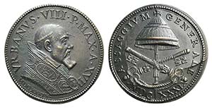 Papal, Urbano VIII (1623-1644). Æ Medal ... 