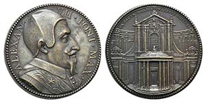 Papal, Alessandro VII (1655-1667). Æ Medal ... 