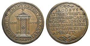Papal, Clemente X (1670-1676). Æ Medal ... 