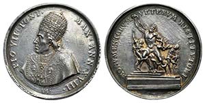 Papal, Pio VII (1800-1823). AR Medal (41mm, ... 
