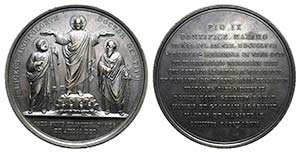 Papal, Pio IX (1846-1878). Æ Medal 1867 ... 