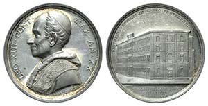 Papal, Leone XIII (1878-1903). AR Medal 1897 ... 