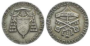 Vatican, II Sede Vacante 1978. AR Medal ... 